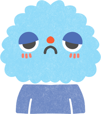 Risograph Lonely Character